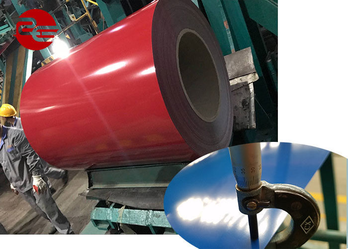 DX51D SGCC ha preverniciato la lamiera di acciaio ricoperta colore d'acciaio d'acciaio galvanizzata dei prezzi 0.4mm dello strato del tetto di tata della bobina